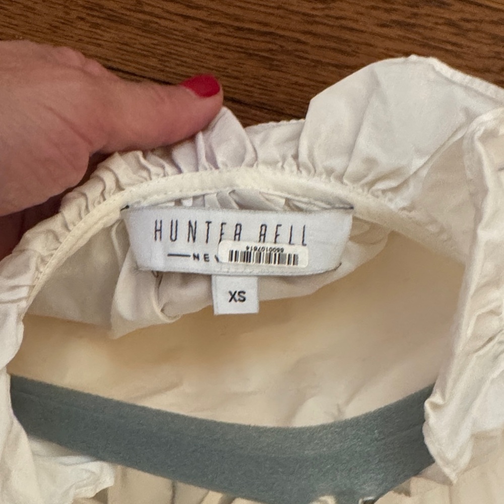 HUNTER BELL Cream Ruffle Dress - Picture 2 of 4